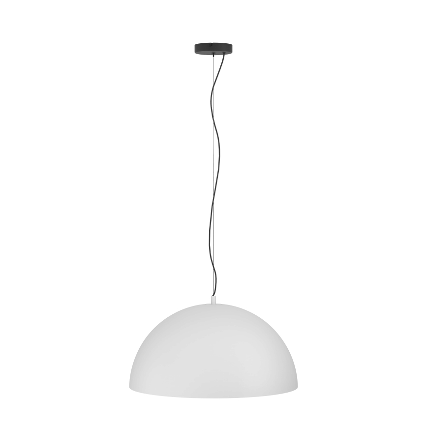 Eglo - Ljuskrona med textilsladd 1xE27/40W/230V grå
