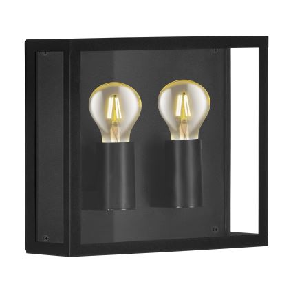 Eglo - Vägglampa för utomhusbruk 2xE27/40W/230V IP44