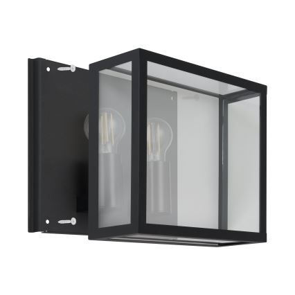 Eglo - Vägglampa för utomhusbruk 2xE27/40W/230V IP44