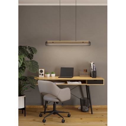 Eglo - LED RGBW Ljusreglerad ljuskrona på textilsladd LED/34W/230V 2700-6500K
