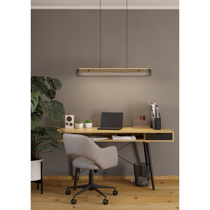 Eglo - LED RGBW Ljusreglerad ljuskrona på textilsladd LED/34W/230V 2700-6500K