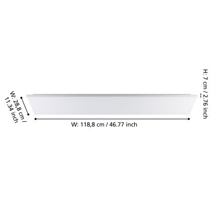 Eglo - LED Taklampa LED/32W/230V