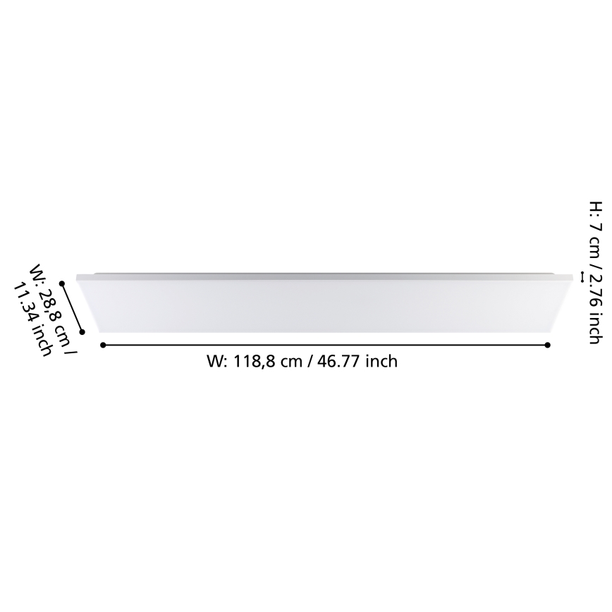 Eglo - LED Taklampa LED/32W/230V