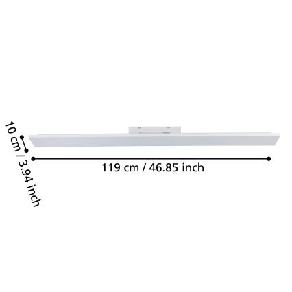 Eglo - LED taklampa LED/21W/230V 3000K 118,7 cm