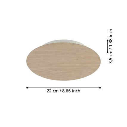Eglo - LED väggbelysning LED/9,2W/230V beige