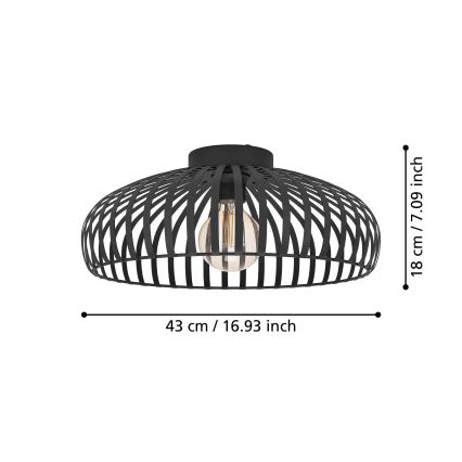 Eglo - Taklampa 1xE27/40W/230V diameter 43 cm