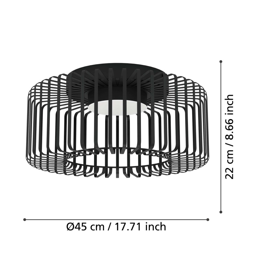 Eglo - LED RGBW Dimbar taklampa LED/22W/230V 2700-6500K