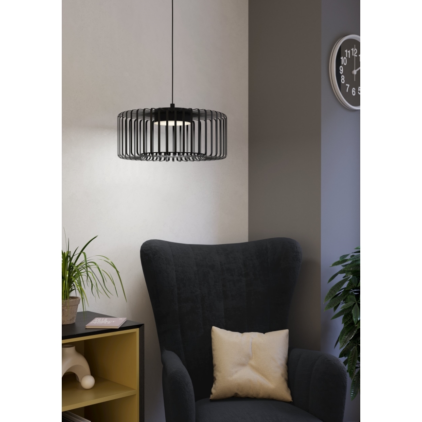 Eglo - LED RGBW Ljusreglerad ljuskrona på textilsladd LED/22W/230V 2700-6500K