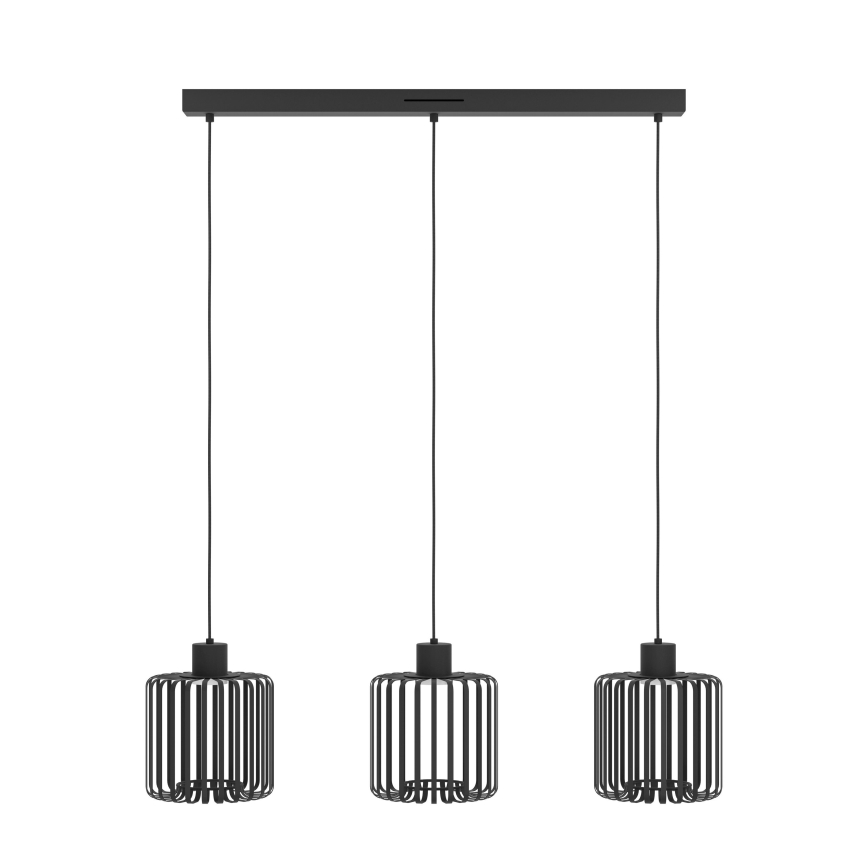 Eglo - LED RGBW Ljusreglerad ljuskrona på textilsladd 3xLED/3,7W/230V 2700-6500K