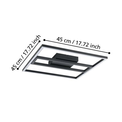 Eglo - LED RGBW Dimbar taklampa LED/21W/230V