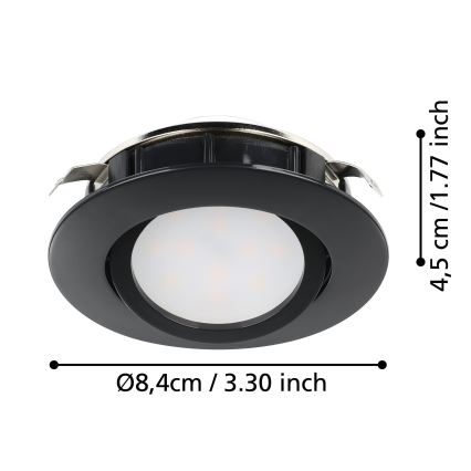 Eglo - LED ljusreglerad hängande vägglampa LED/5,5W/230V