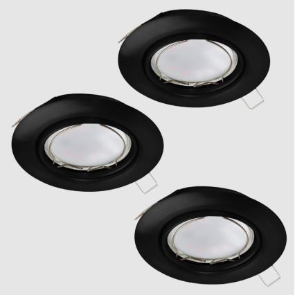Eglo - KIT 3x LED upphängd takbelysning PENETO 1xGU10/4,6W/230V
