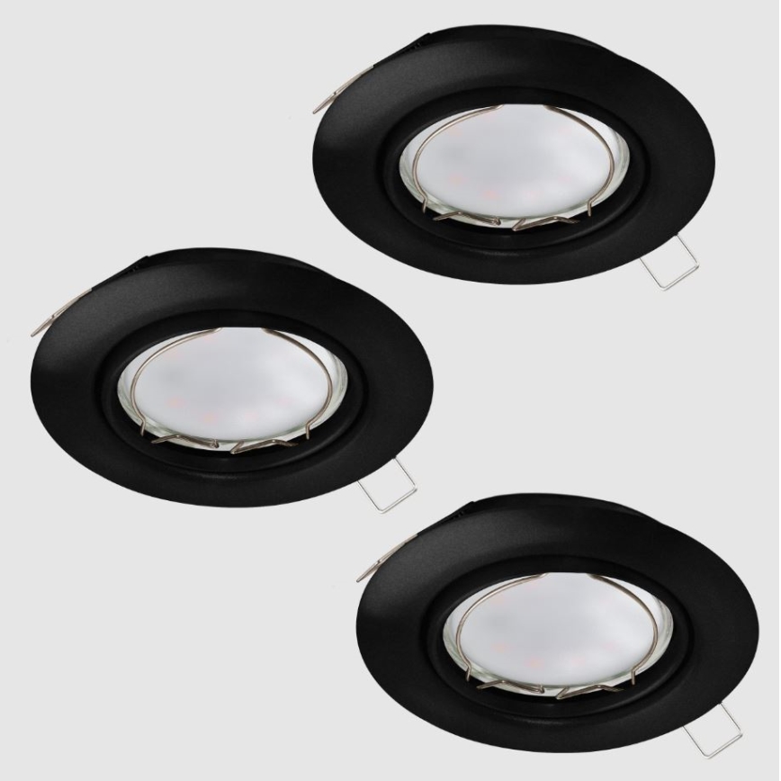 Eglo - KIT 3x LED upphängd takbelysning PENETO 1xGU10/4,6W/230V