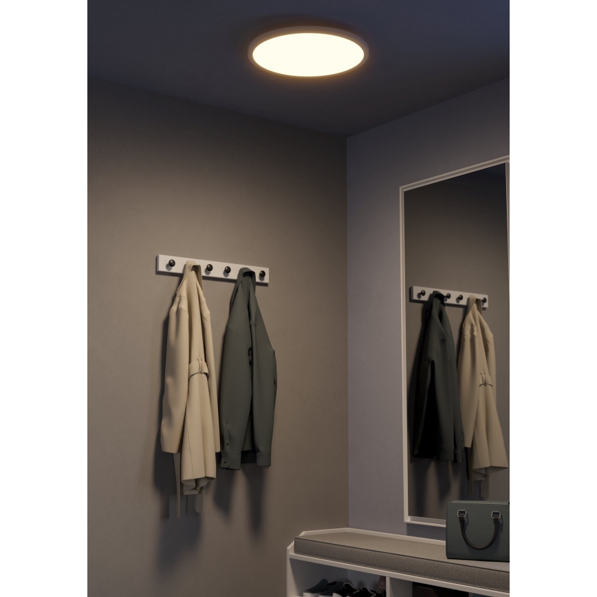 Eglo - LED Dimbar taklampa LED/33,5W/230V diameter 45 cm vit