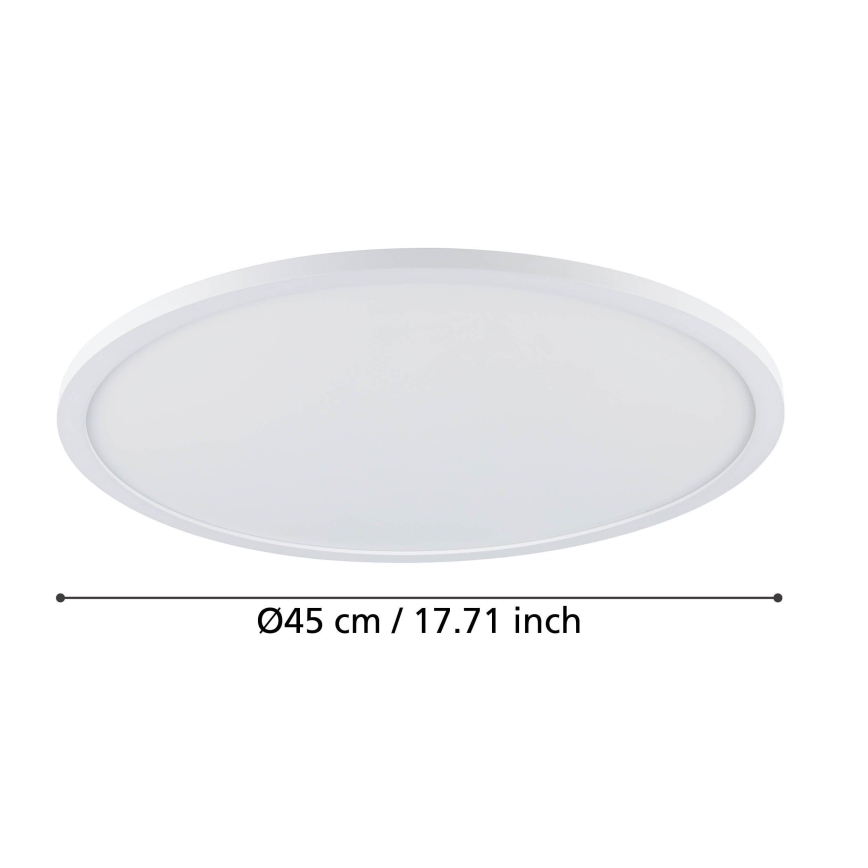Eglo - LED Dimbar taklampa LED/33,5W/230V diameter 45 cm vit