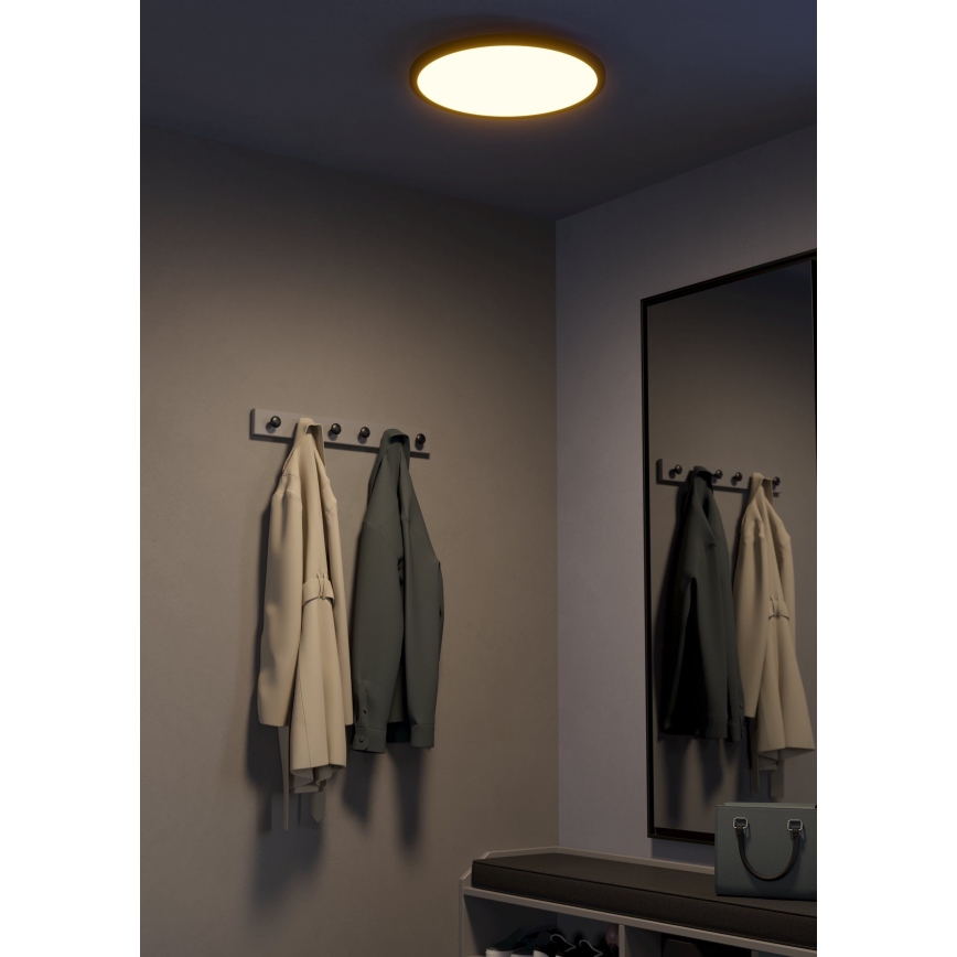 Eglo - LED Dimbar taklampa LED/33,5W/230V diameter 45 cm svart