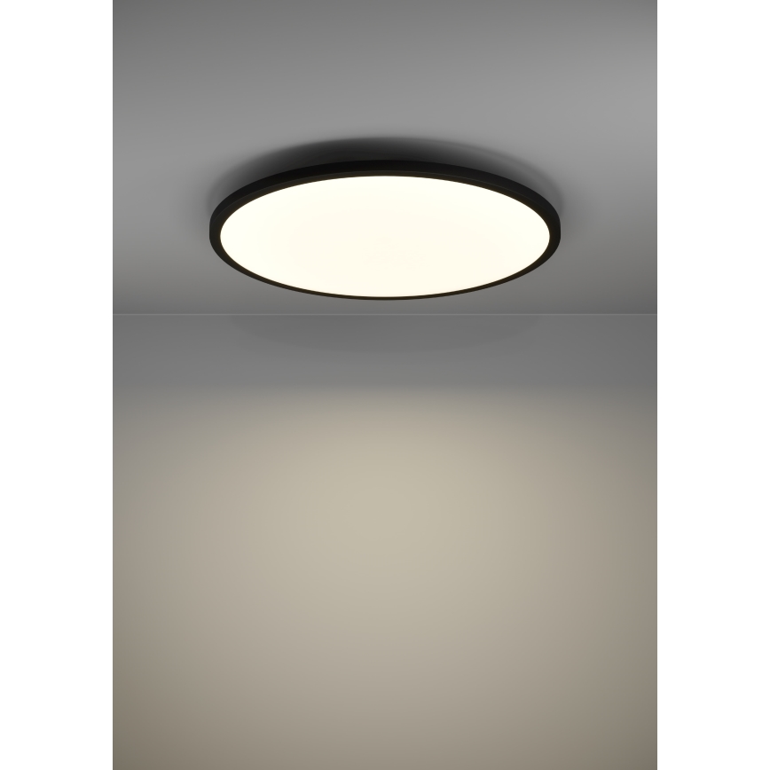 Eglo - LED Dimbar taklampa LED/41W/230V diameter 60 cm svart