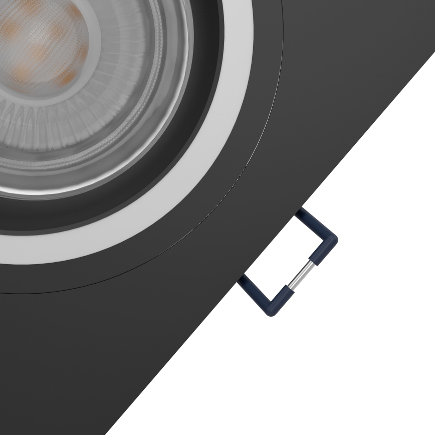 Eglo - LED RGBW Ljusreglerad upphängd taklampa LED/4,7W/230V svart