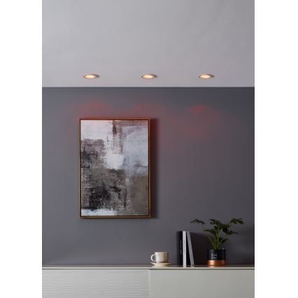 Eglo - LED RGBW Ljusreglerad upphängd taklampa LED/4,7W/230V vit