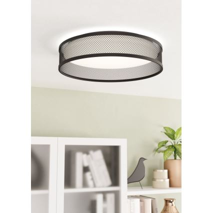 Eglo - LED taklampa LED/20W/230V svart