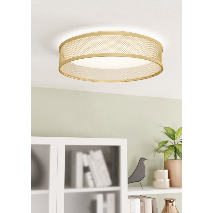 Eglo - LED taklampa LED/20W/230V guld