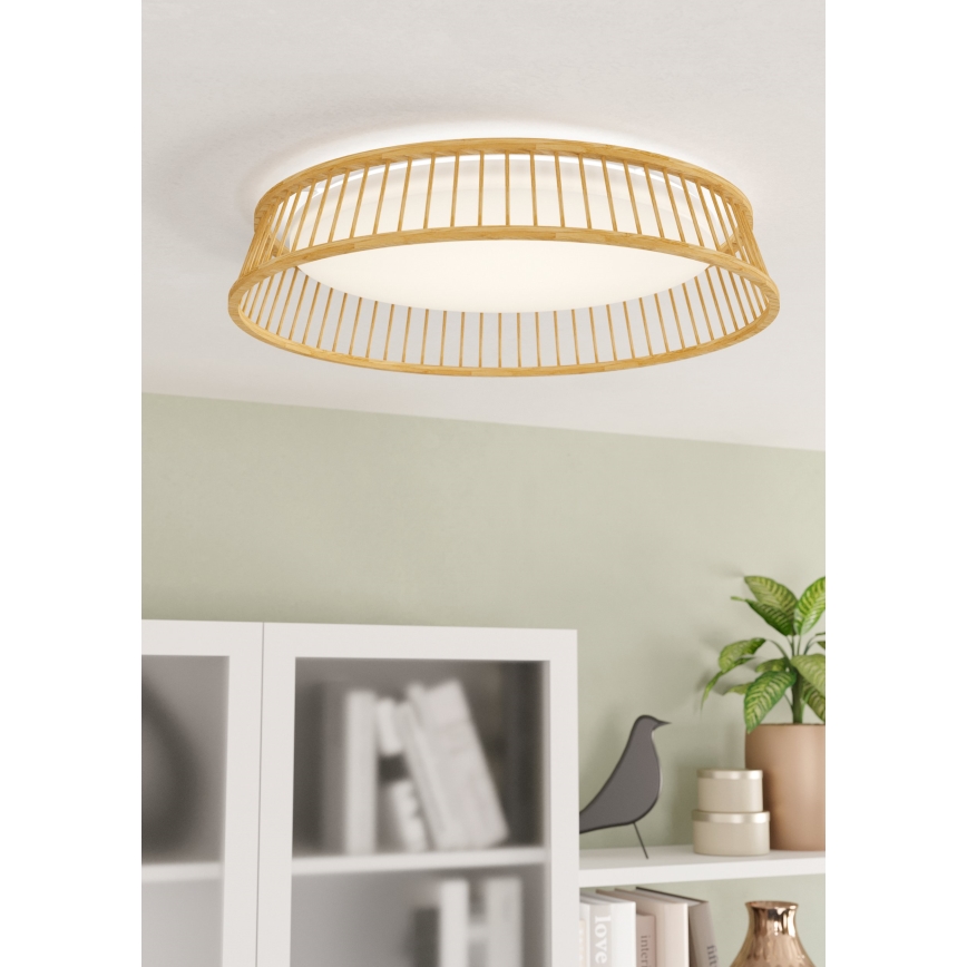 Eglo - LED taklampa LED/20W/230V brun