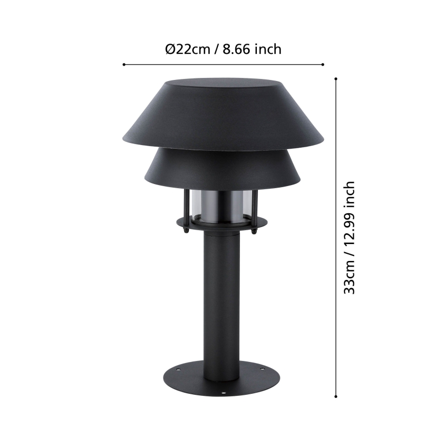Eglo - Utomhuslampa 1xE27/40W/230V 33 cm IP65