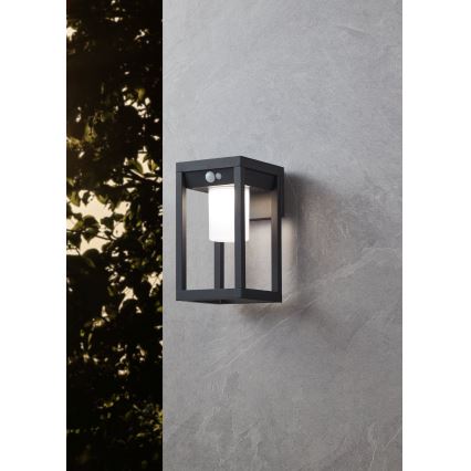 Eglo - LED solcell väggbelysning med sensor LED/3,7W/3,7V IP44