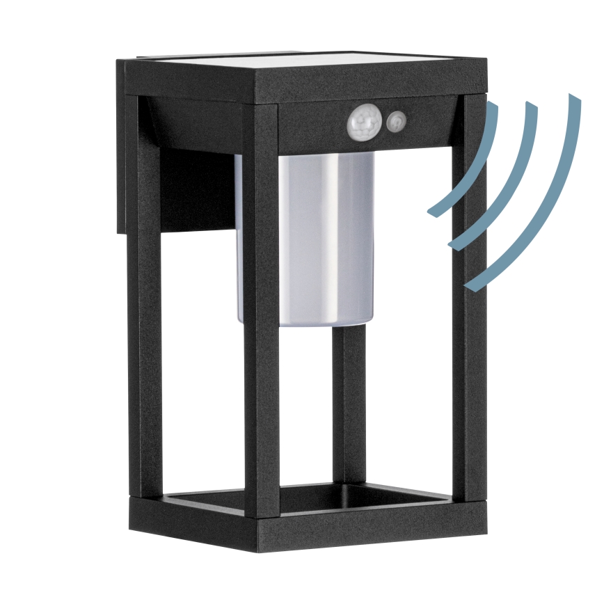 Eglo - LED solcell väggbelysning med sensor LED/3,7W/3,7V IP44