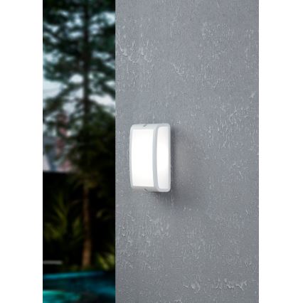Eglo - LED vägglampa för utomhusbruk LED/10,5W/230V vit IP54