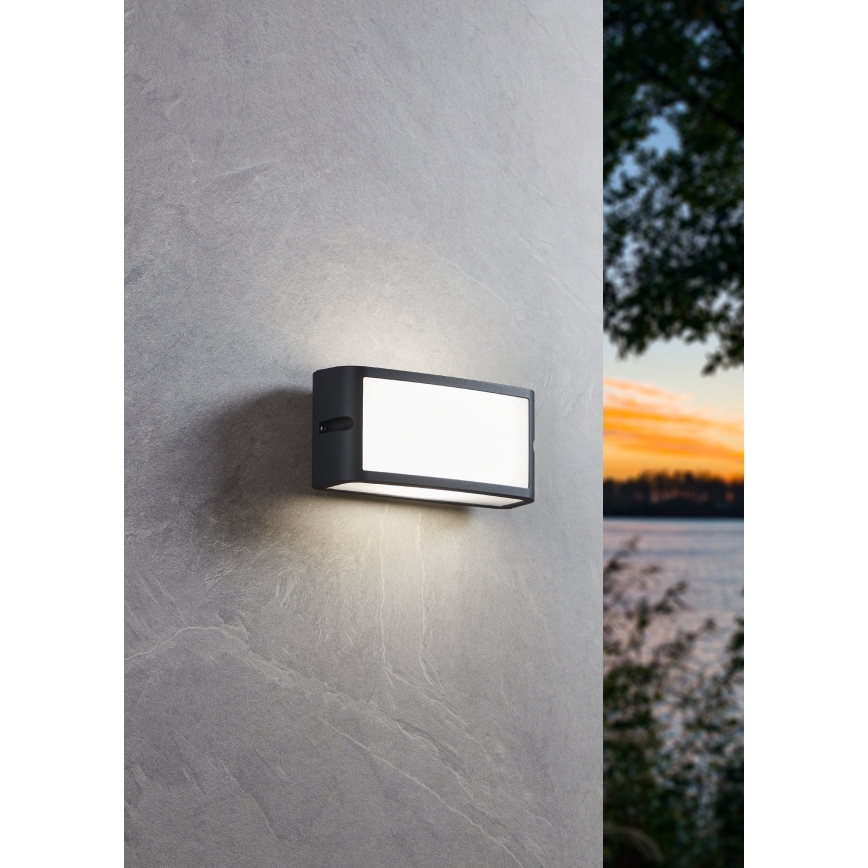 Eglo - LED vägglampa för utomhusbruk LED/10,5W/230V antracit IP54