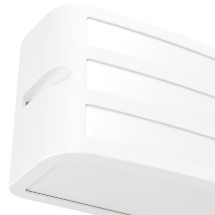 Eglo - Vägglampa för utomhusbruk 1xE27/40W/230V vit IP54