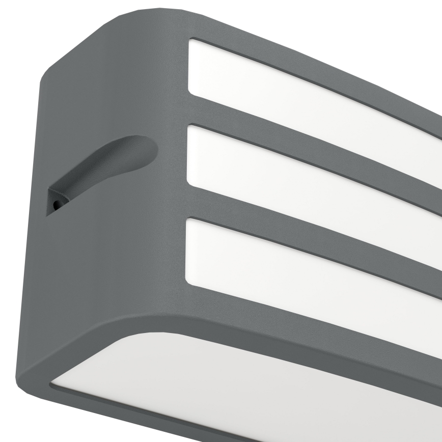Eglo - Vägglampa för utomhusbruk 1xE27/40W/230V antracit IP54