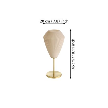 Eglo - Bordslampa 1xE27/40W/230V