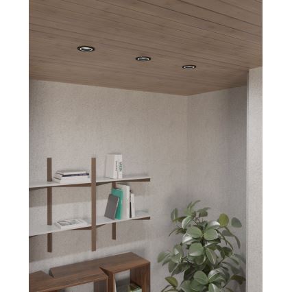 Eglo - Infälld lampa 1xGU10/35W/230V antracit