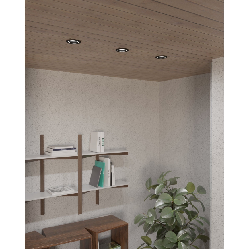 Eglo - Infälld lampa 1xGU10/35W/230V antracit