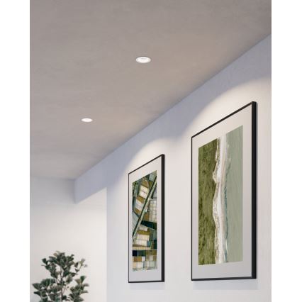 Eglo - Infälld lampa 1xGU10/35W/230V vit