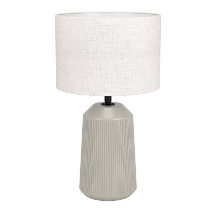 Eglo - Bordslampa 1xE27/40W/230V grädde