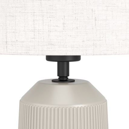 Eglo - Bordslampa 1xE27/40W/230V grädde