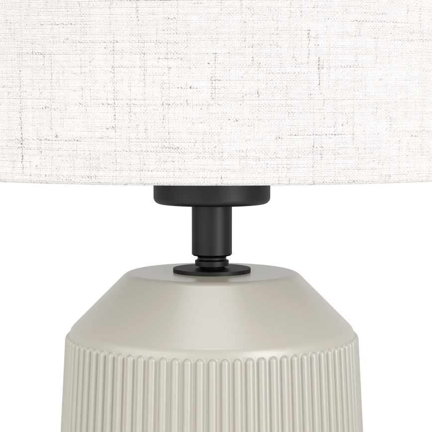 Eglo - Bordslampa 1xE27/40W/230V grädde