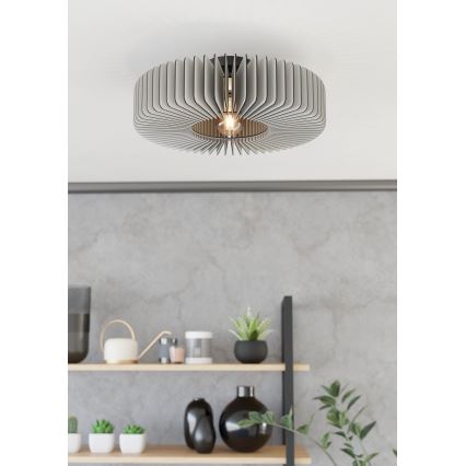 Eglo - Taklampa 1xE27/40W/230V grå