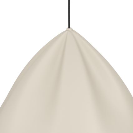 Eglo - Ljuskrona med textilsladd 1xE27/40W/230V grädde