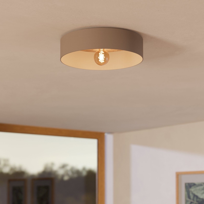 Eglo 900838 - Taklampa DUAIA 1xE27/40W/230V grå