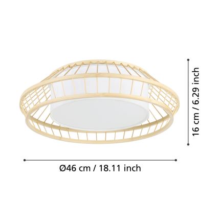 Eglo - LED RGBW Dimbar taklampa LED/22W/230V 2700-6500K