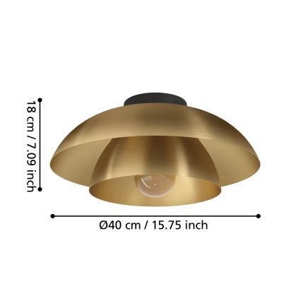 Eglo - Taklampa 1xE27/40W/230V