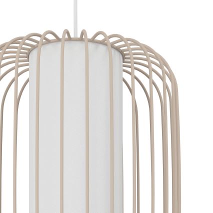 Eglo - Ljuskrona med textilsladd 1xE27/40W/230V diameter 24 cm