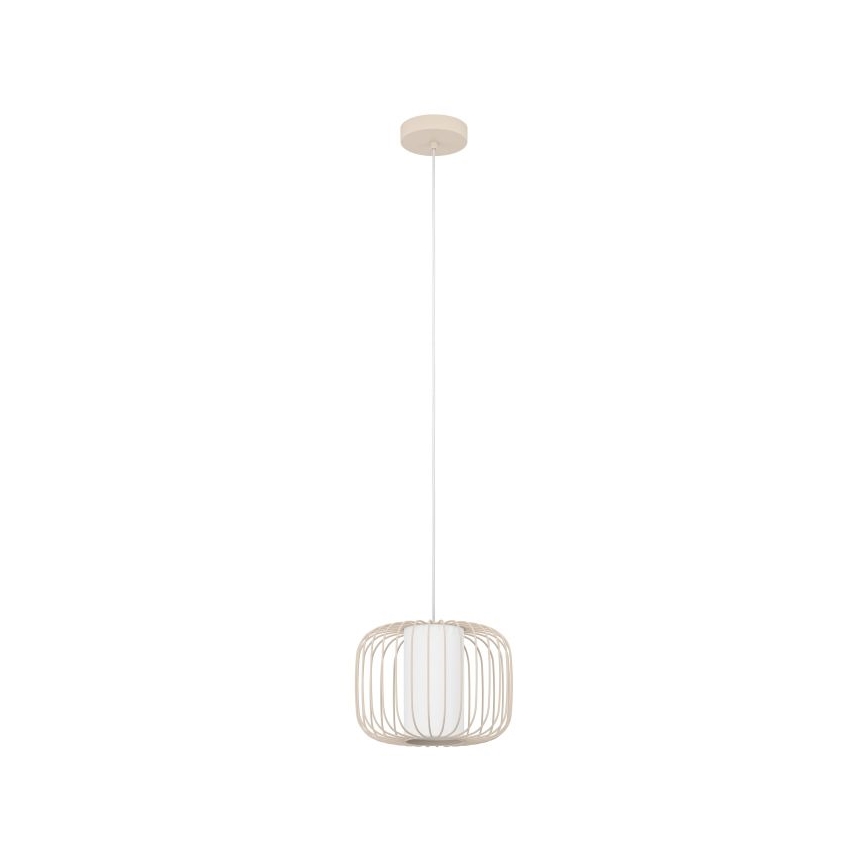 Eglo - Ljuskrona med textilsladd 1xE27/40W/230V diameter 28,5 cm