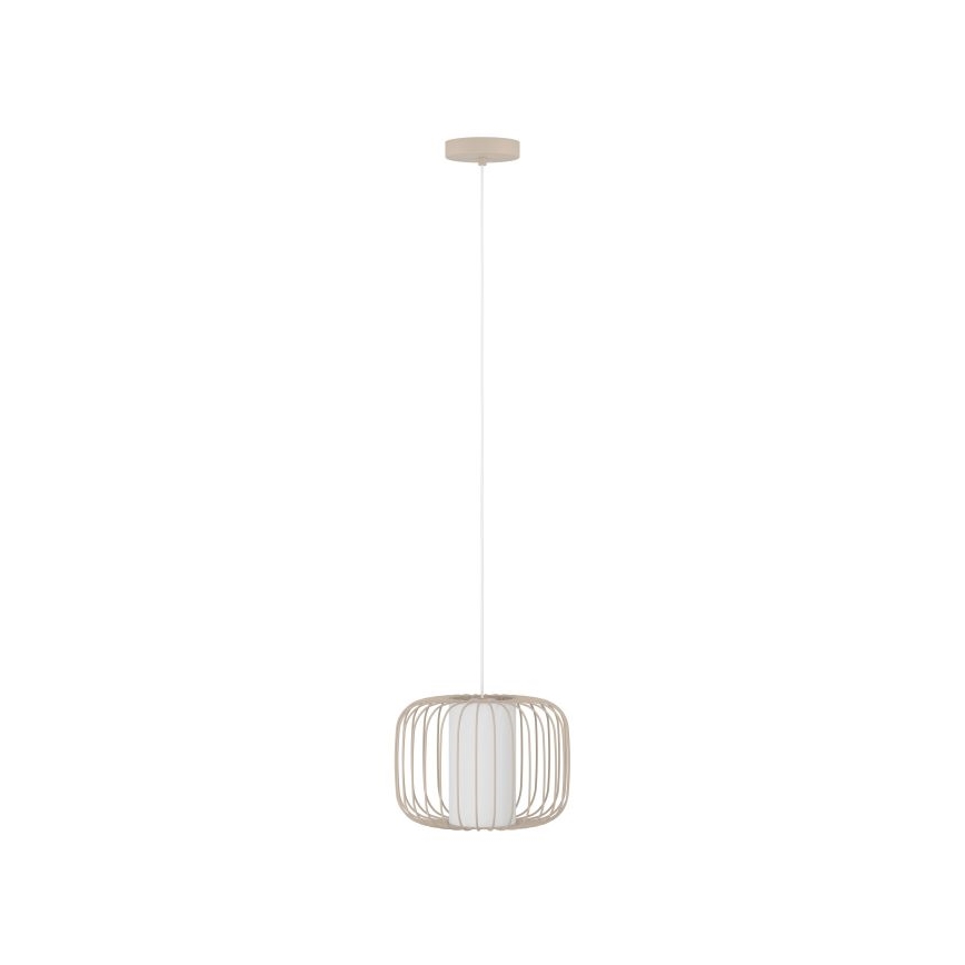 Eglo - Ljuskrona med textilsladd 1xE27/40W/230V diameter 28,5 cm