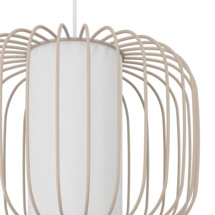 Eglo - Ljuskrona med textilsladd 1xE27/40W/230V diameter 28,5 cm