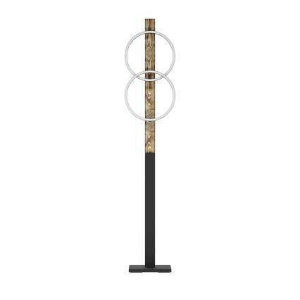 Eglo - LED golvlampa 2xLED/12W/230V 3000K brun/svart